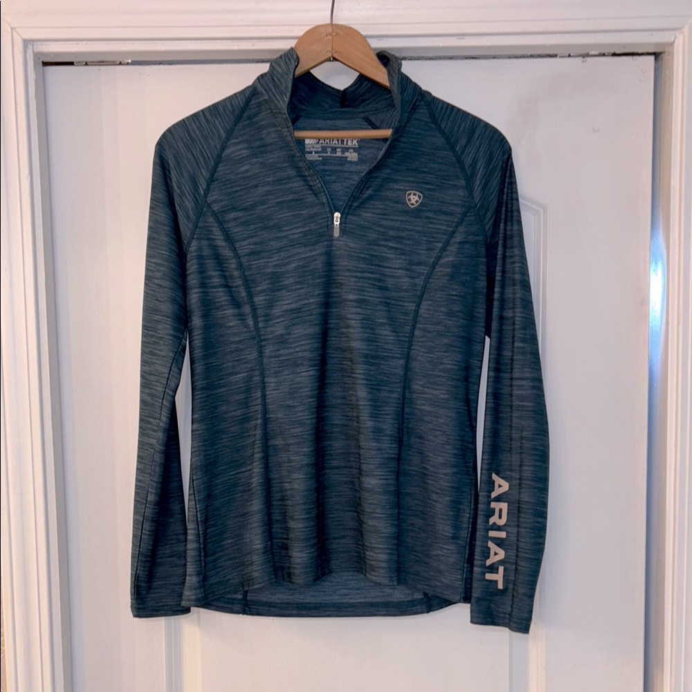 Ariat Teal 1/4-Zip Baselayer Sunstopper